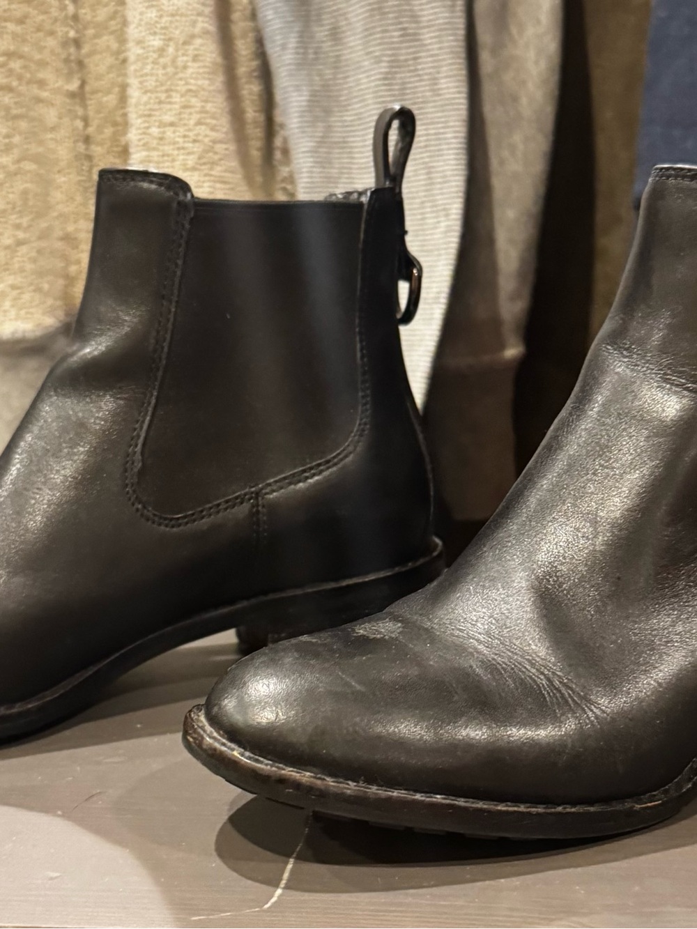 Cole Haan Newburg Waterproof Black Leather Chelsea Boots Size 5B
